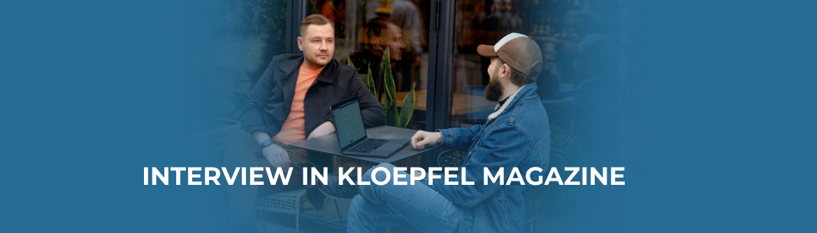 Interview in Kloepfel Magazine